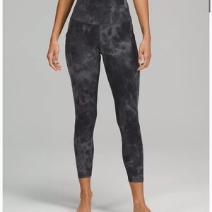 Diamond Dye Pitch Grey Graphite Grey Lululemon align pant